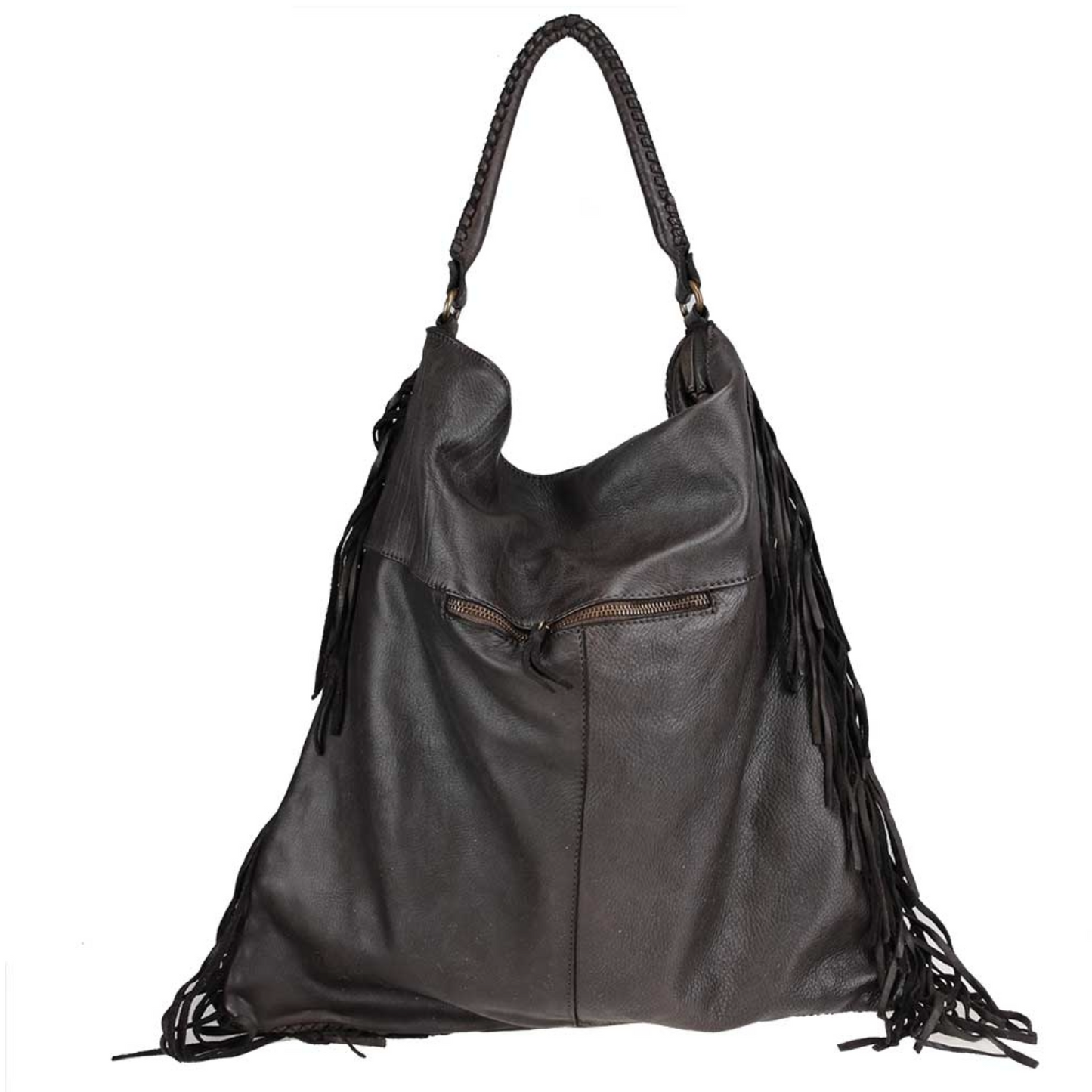 Ledertasche Fransen