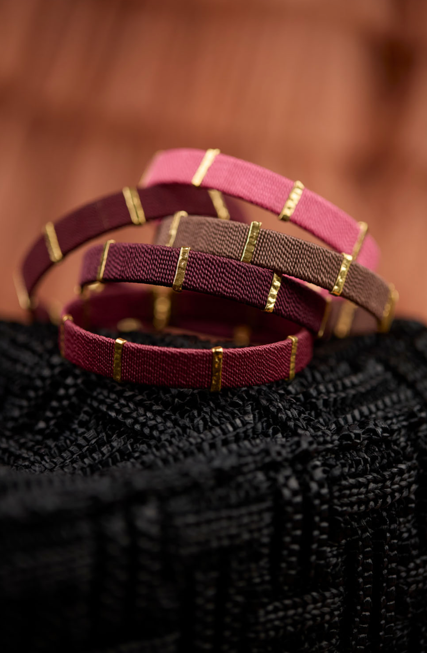 Armspange Colourful Life bordeaux/berry