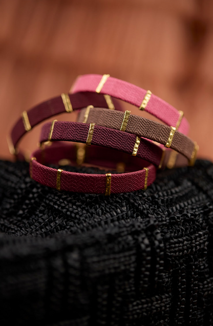 Armspange Colourful Life bordeaux/berry