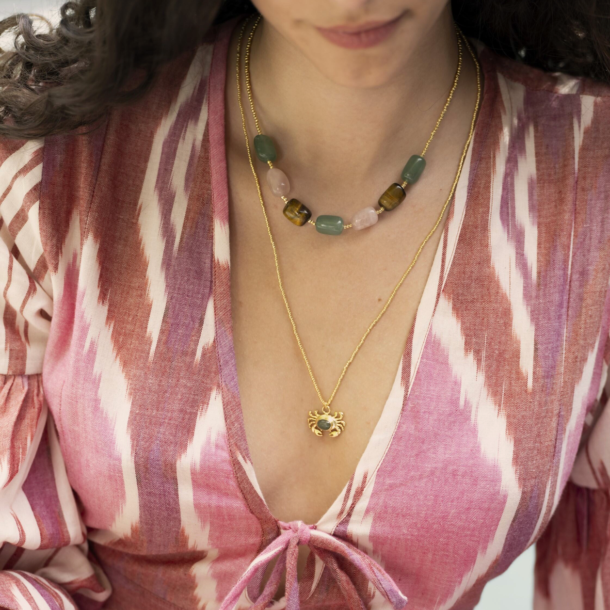 Halskette Noble Crab Aventurin