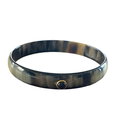 Armreif Horn schwarz