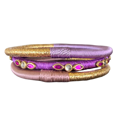 Armreif Jaipur lila