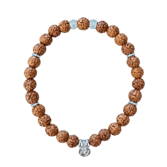Armband Rudraksha Silber