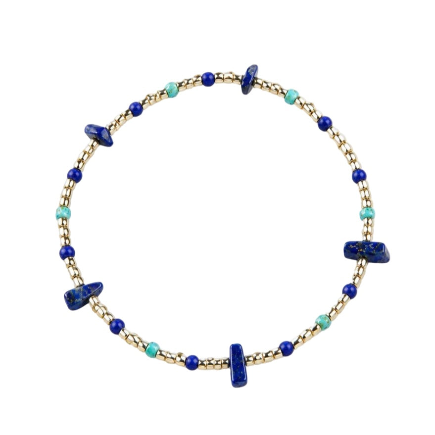 Fusskette Thoughtful Lapislazuli