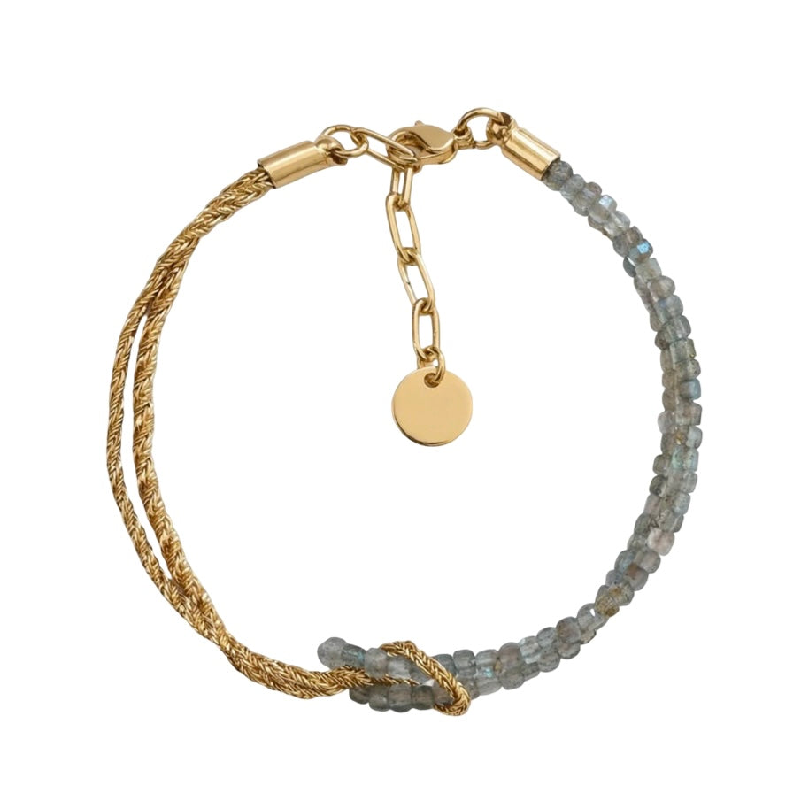 Armband Knot taupe