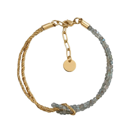 Armband Knot taupe