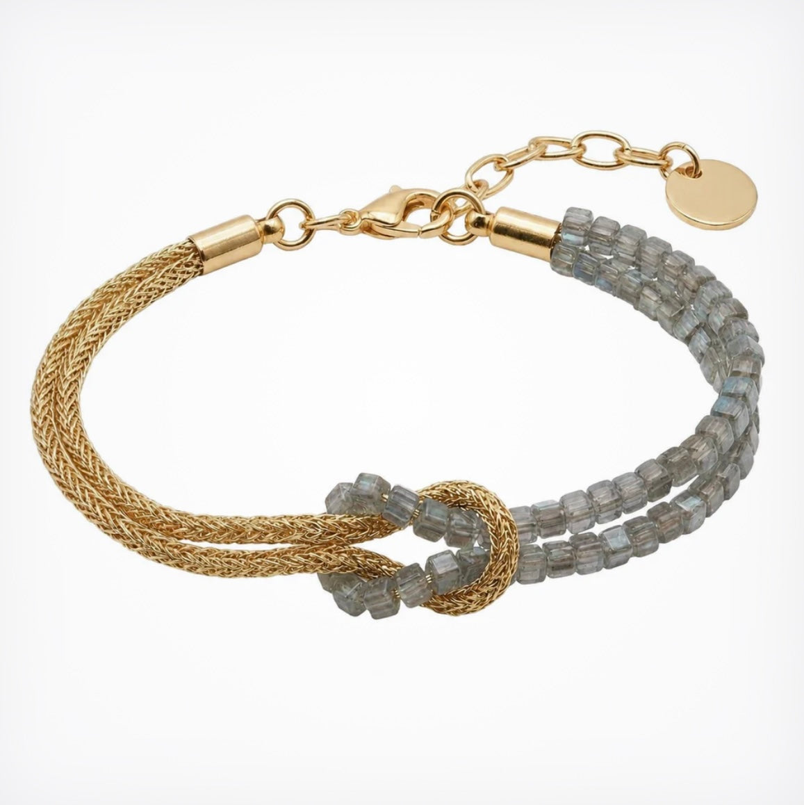 Armband Knot taupe