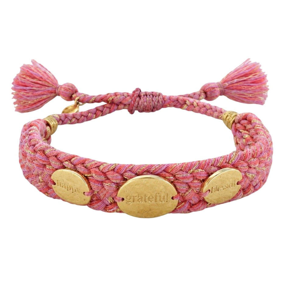 Armband More than Words pink
