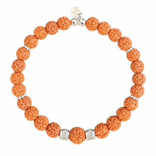 Armband Rudraksha Silber