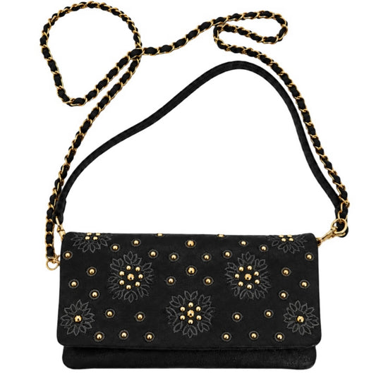 Ledertasche Moka, schwarz