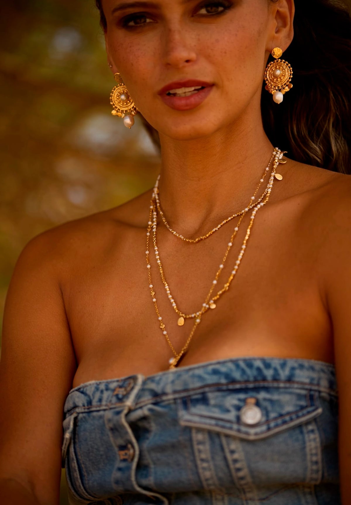 Ohrringe Boho Romance Pearls