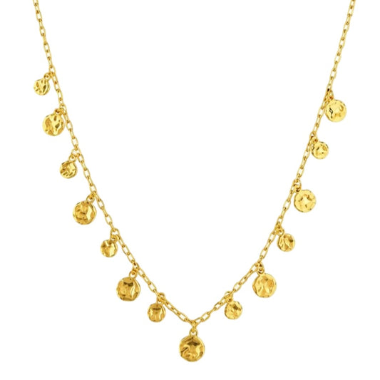 Halskette Golden Rain