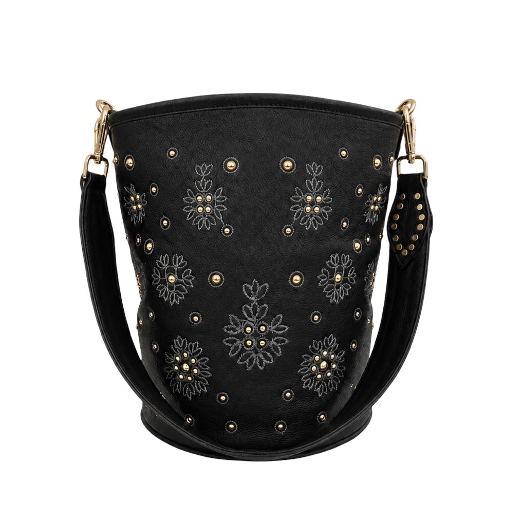 Beuteltasche Moka, schwarz