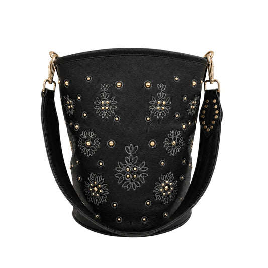 Beuteltasche Moka, schwarz