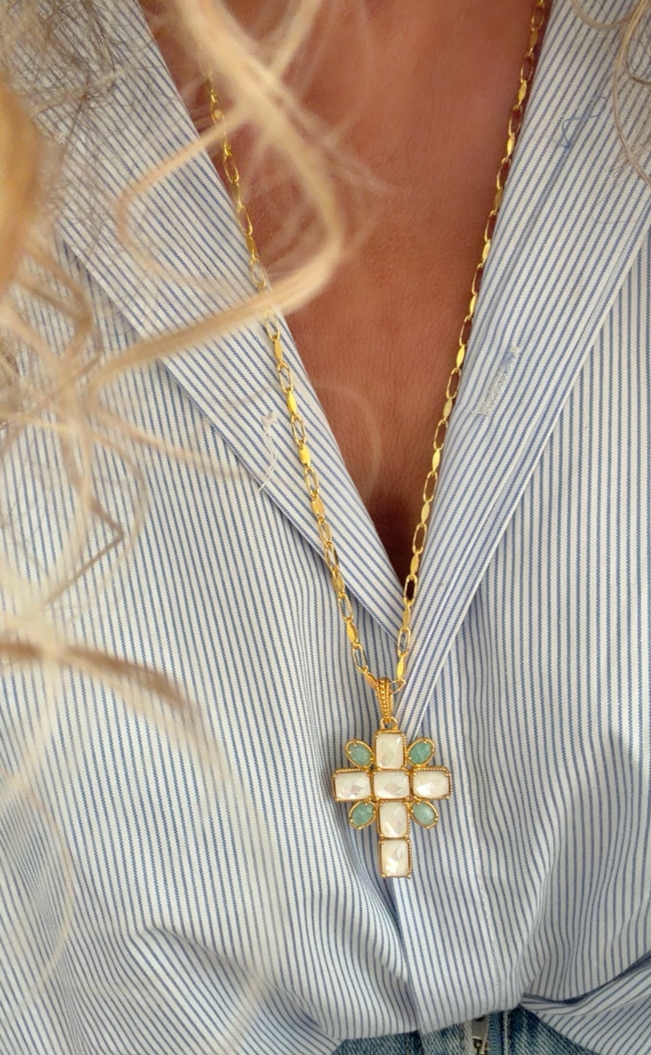 Halskette Bohemian Cross