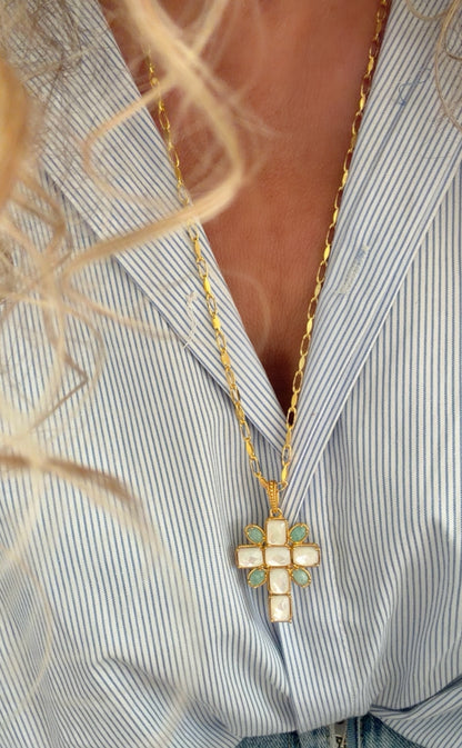 Halskette Bohemian Cross