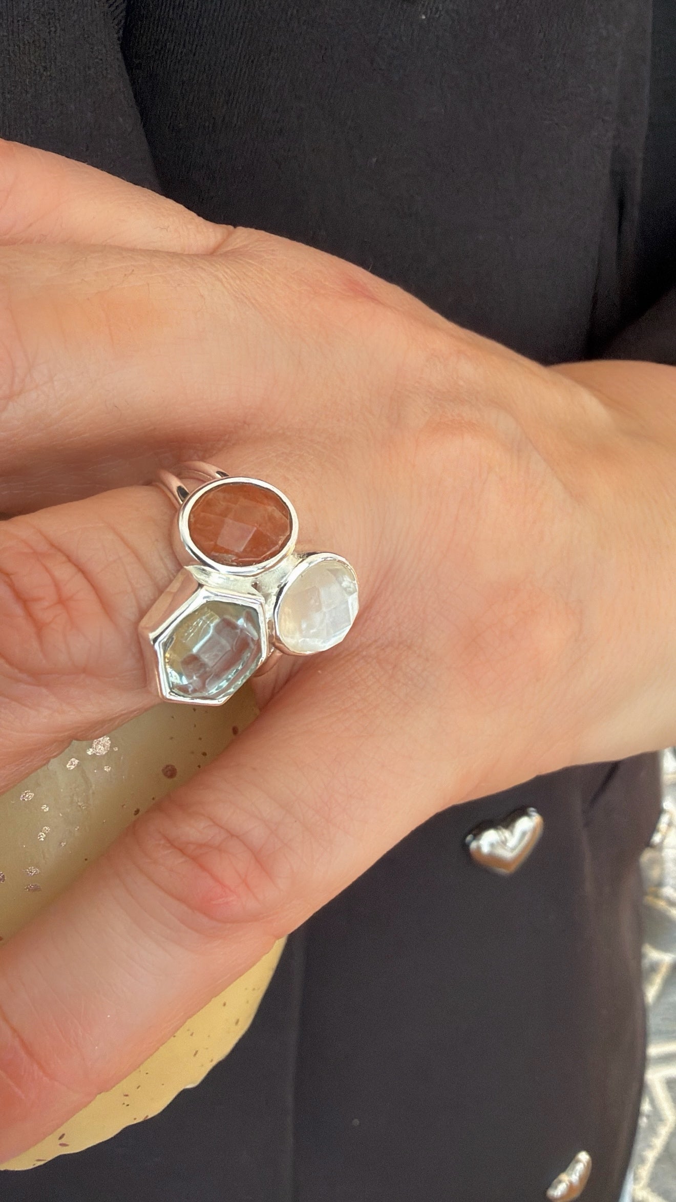 Ring Rock Crystal
