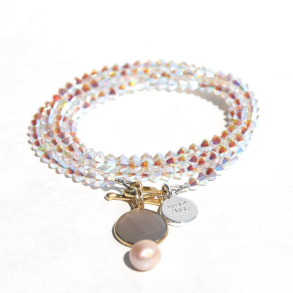 Armbandkette weiss
