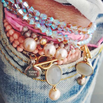 Armbandkette weiss