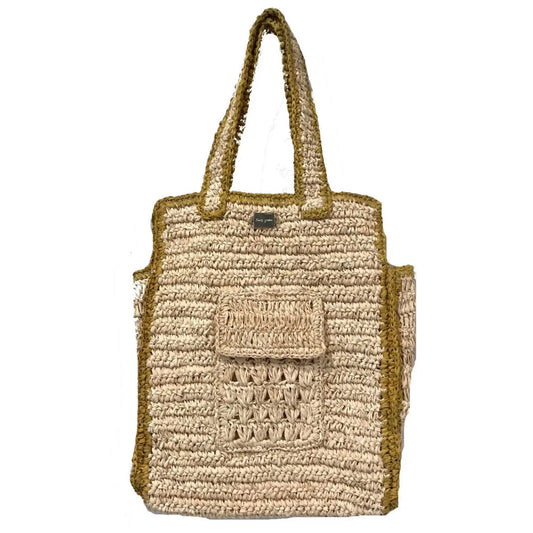 Basttasche Brava beige