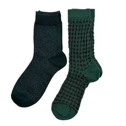 Socken-Duo Biene, petrol